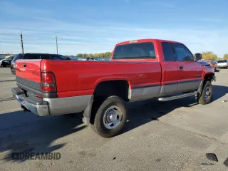 1999 Dodge Ram 2500 with VIN 1B7KF23W0XJ504796, listed as a Copart auction lot 78284904 with 0 mi miles and Salvage Title. Bid and sale history available at carsss.com. Image 3.