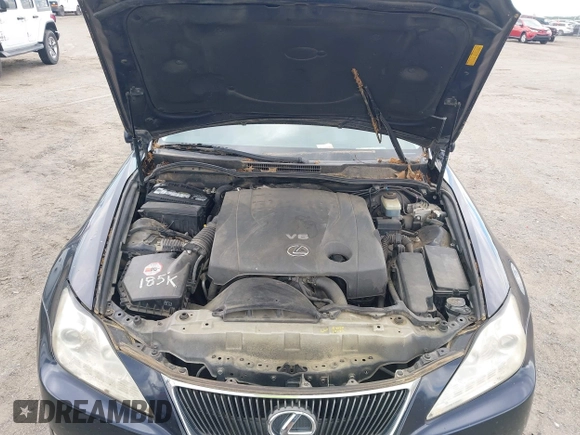 2007 Lexus IS 250 z VIN JTHBK262775030745, wystawiony jako IAAI lot #42224823 z przebiegiem 185 295 mil mil oraz . Historia ofert i sprzedaży dostępna na DreamBid. Obrazek 10.