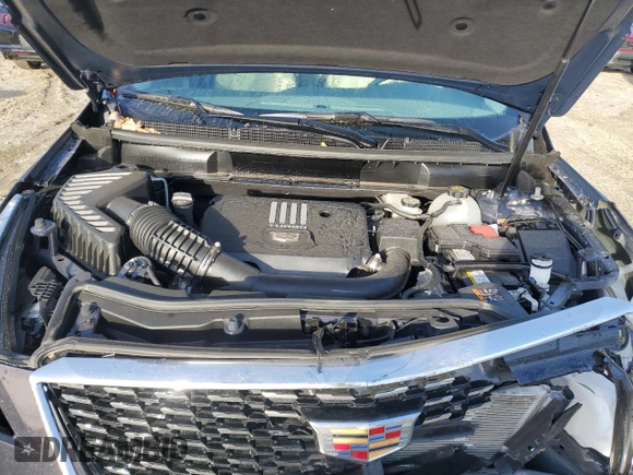 2024 Cadillac XT5 FWD Premium Luxury with VIN 1GYKNCR43RZ749766, listed as a Copart auction lot 80264854 with 3,279 mi miles and Salvage Title. Bid and sale history available at carsss.com. Image 12.
