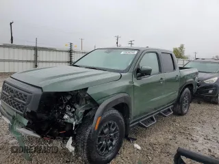 2023 Nissan Frontier SV with VIN 1N6ED1EKXPN663452, listed as a Copart auction lot 53535295 with 17,522 mi miles and Salvage title. Bid and sale history available at DreamBid. Image 1.