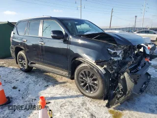 2023 Lexus GX with VIN JTJAM7BX2P5370792, listed as a Copart auction lot 88740935 with 10,725 mi miles and Salvage Title. Bid and sale history available at carsss.com. Image 4.