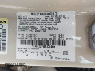 2014 Lincoln MKZ z VIN 3LN6L2G95ER808560, wystawiony jako IAAI lot #42288383 z przebiegiem 97 298 mil mil oraz . Historia ofert i sprzedaży dostępna na DreamBid. Obrazek 9.