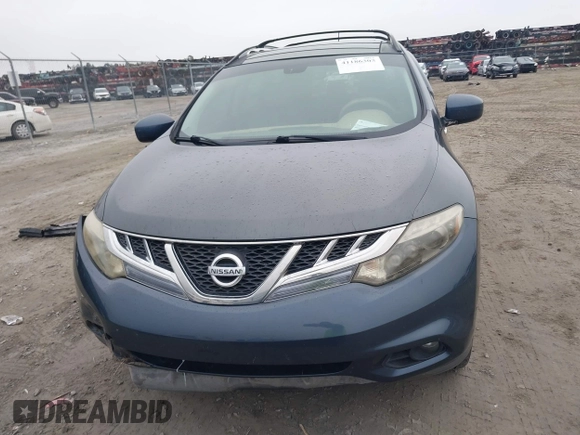 2012 Nissan Murano S with VIN JN8AZ1MU1CW102488, listed as a IAAI auction lot 41186303 with 172,652 mi miles and . Bid and sale history available at DreamBid. Image 12.