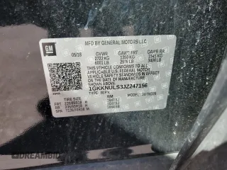 2018 GMC Acadia SLT with VIN 1GKKNULS3JZ247156, listed as a Copart auction lot 47986635 with 133,583 mi miles and Salvage title. Bid and sale history available at DreamBid. Image 15.