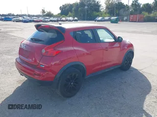 2014 Nissan Juke Nismo with VIN JN8AF5MR0ET353793, listed as a IAAI auction lot 41417228 with 104,168 mi miles and . Bid and sale history available at DreamBid. Image 4.