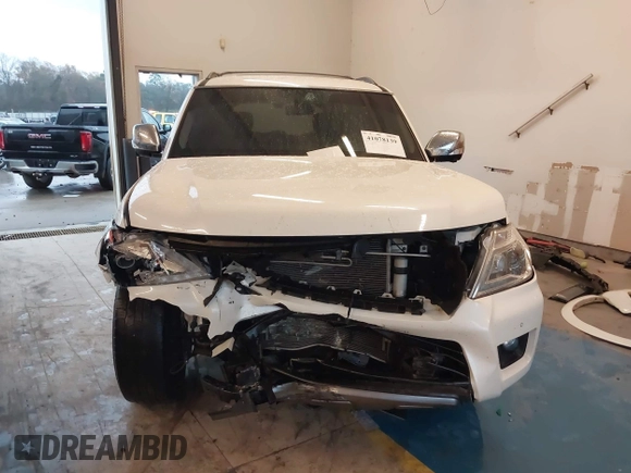 2019 Nissan Armada Platinum z VIN JN8AY2NF0K9352410, wystawiony jako IAAI lot #41078139 z przebiegiem 90 828 mil mil oraz . Historia ofert i sprzedaży dostępna na DreamBid. Obrazek 13.