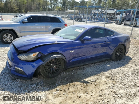 2016 Ford Mustang GT with VIN 1FA6P8CFXG5321809, listed as a Copart auction lot 50724305 with 163,921 mi miles and Salvage title. Bid and sale history available at DreamBid. Image 1.