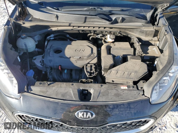 2021 Kia Sportage LX with VIN KNDPMCAC5M7845064, listed as a Copart auction lot 47319165 with 90,896 mi miles and Salvage Title. Bid and sale history available at carsss.com. Image 12.