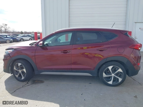2017 Hyundai Tucson Value with VIN KM8J33A29HU390142, listed as a IAAI auction lot 41816840 with 55,750 mi miles. Bid and sale history available at carsss.com. Image 15.