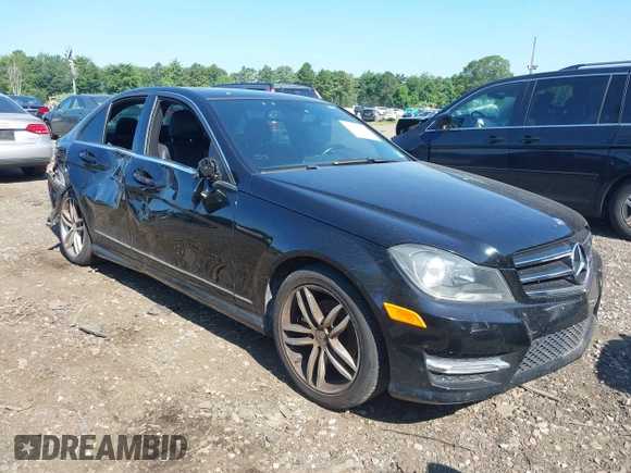 2014 Mercedes-Benz C 250 Sport with VIN WDDGF4HBXER303757, listed as a IAAI auction lot 42739717 with 110,738 mi miles and . Bid and sale history available at DreamBid. Image 1.