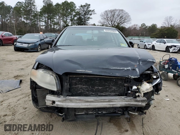 2008 Audi A4 2.0T with VIN WAUDF78E98A166786, listed as a Copart auction lot 84434984 with 182,093 mi miles and Salvage title. Bid and sale history available at DreamBid. Image 5.