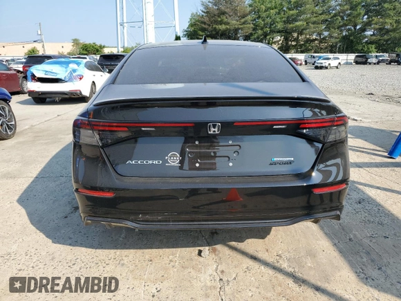 2024 Honda Accord Sport-L with VIN 1HGCY2F79RA044819, listed as a Copart auction lot 58347705 with 12,747 mi miles and Salvage title. Bid and sale history available at DreamBid. Image 6.