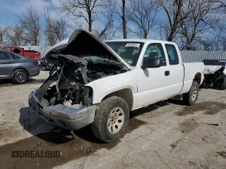 2006 GMC Sierra 1500 Work Truck z VIN 2GTEK19V361303386, wystawiony jako Copart lot #48389555 z przebiegiem Nie podano mil oraz Szkoda całkowita • Salvage title. Historia ofert i sprzedaży dostępna na DreamBid. Obrazek 1.