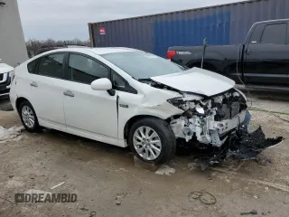 2012 Toyota Prius z VIN JTDKN3DP0C3023168, wystawiony jako Copart lot #52227235 z przebiegiem 79 950 mil mil oraz Czysty tytuł • Clean title. Historia ofert i sprzedaży dostępna na DreamBid. Obrazek 4.