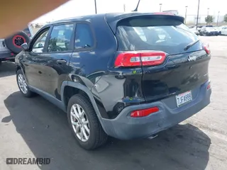 2014 Jeep Cherokee Sport with VIN 1C4PJLAB8EW112921, listed as a IAAI auction lot 41913511 with 72,003 mi miles. Bid and sale history available at carsss.com. Image 3.