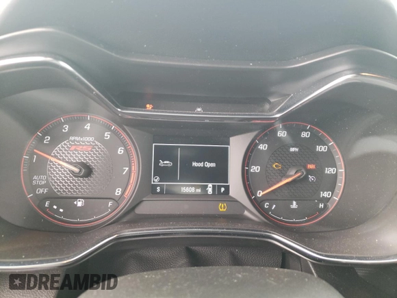 2023 Chevrolet TrailBlazer RS with VIN KL79MTSL6PB043824, listed as a Copart auction lot 52420194 with 15,608 mi miles and . Bid and sale history available at DreamBid. Image 9.