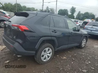 2019 Toyota RAV4 LE with VIN JTMG1RFV0KD506247, listed as a Copart auction lot 60426425 with 60,448 mi miles and Salvage title. Bid and sale history available at DreamBid. Image 3.