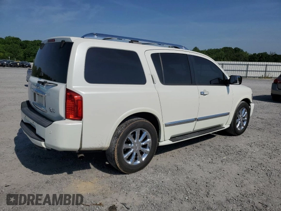 2010 Infiniti QX56 with VIN 5N3ZA0NF3AN904787, listed as a Copart auction lot 55149195 with 227,730 mi miles and Salvage title. Bid and sale history available at DreamBid. Image 3.