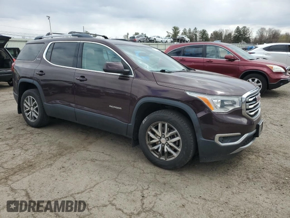 2017 GMC Acadia SLE with VIN 1GKKNSLS2HZ259717, listed as a Copart auction lot 50745455 with 134,680 mi miles and Salvage Title. Bid and sale history available at carsss.com. Image 4.