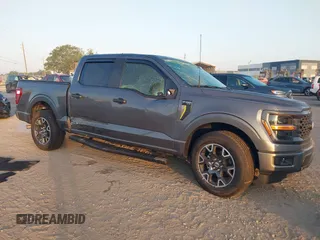 2024 Ford F-150 STX with VIN 1FTEW2KP9RKD46592, listed as a IAAI auction lot 41925104 with 14,938 mi miles and . Bid and sale history available at carsss.com. Image 1.
