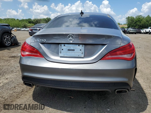 2014 Mercedes-Benz CLA 250 with VIN WDDSJ4EB1EN086751, listed as a Copart auction lot 64943325 with 118,546 mi miles and Salvage title. Bid and sale history available at DreamBid. Image 6.