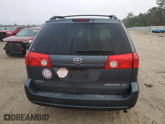 2008 Toyota Sienna CE with VIN 5TDZK23CX8S126068, listed as a Copart auction lot 43175475 with 178,453 mi miles and Salvage Title. Bid and sale history available at carsss.com. Image 6.