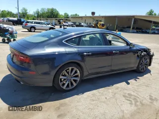 2016 Audi A7 3.0 Premium Plus with VIN WAUWGAFC4GN019254, listed as a Copart auction lot 61287554 with 95,036 mi miles and Salvage Title. Bid and sale history available at carsss.com. Image 3.