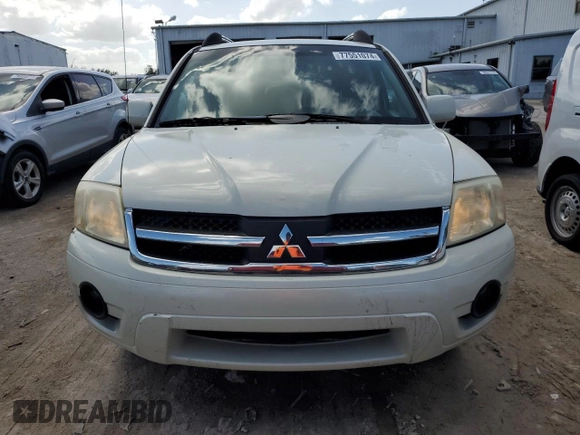 2008 Mitsubishi Endeavor XLS with VIN 4A4MM31SX8E039855, listed as a Copart auction lot 77551074 with 132,386 mi miles and Salvage Title. Bid and sale history available at carsss.com. Image 5.
