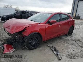 2016 Mazda 3 i Sport with VIN 3MZBM1J73GM304670, listed as a Copart auction lot 47092495 with 113,251 mi miles and Salvage Title. Bid and sale history available at DreamBid. Image 1.