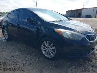 2015 Kia Forte LX with VIN KNAFX4A60F5313476, listed as a IAAI auction lot 41852242 with 161,532 mi miles. Bid and sale history available at carsss.com. Image 1.