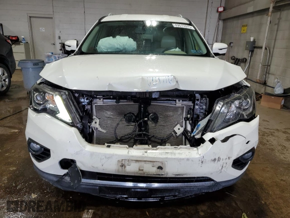 2017 Nissan Pathfinder SL with VIN 5N1DR2MM9HC633473, listed as a Copart auction lot 49615975 with 46,467 mi miles and Salvage Title. Bid and sale history available at carsss.com. Image 5.