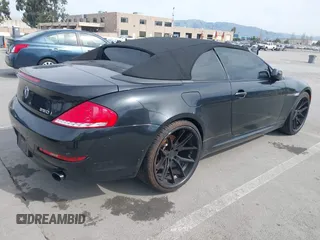 2010 BMW 6 Series 650i with VIN WBAEB5C56AC225184, listed as a IAAI auction lot 41698550 with 105,648 mi miles and . Bid and sale history available at carsss.com. Image 4.