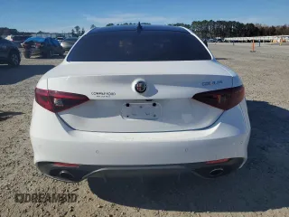 2017 Alfa Romeo Giulia with VIN ZARFAEBN3H7546703, listed as a Copart auction lot 82305614 with 45,438 mi miles and Salvage Title. Bid and sale history available at carsss.com. Image 6.