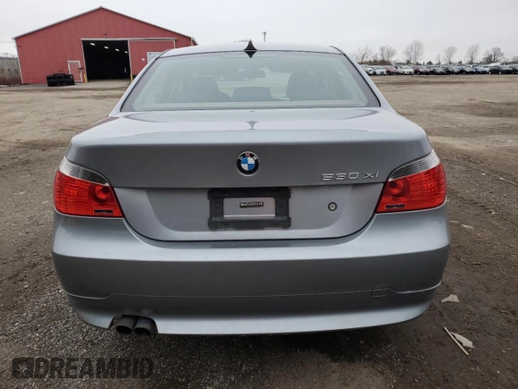 2007 BMW 5 Series 530xi with VIN WBANF73557CU24932, listed as a Copart auction lot 50828015 with Not Provided miles and Clean Title. Bid and sale history available at carsss.com. Image 6.