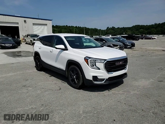 2022 GMC Terrain SLE with VIN 3GKALMEV7NL111764, listed as a Copart auction lot 57487815 with 47,373 mi miles and Salvage title. Bid and sale history available at DreamBid. Image 14.