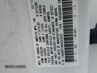 2017 Acura TLX V6 with VIN 19UUB2F36HA005932, listed as a Copart auction lot 50687615 with 91,898 mi miles and Salvage Title. Bid and sale history available at carsss.com. Image 12.