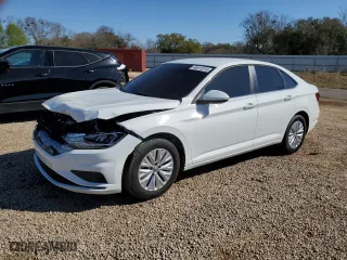 2020 Volkswagen Jetta S with VIN 3VWCB7BU9LM062110, listed as a Copart auction lot 48411215 with 67,935 mi miles and Salvage Title. Bid and sale history available at carsss.com. Image 1.