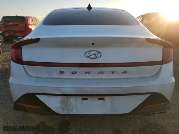 2021 Hyundai Sonata SEL with VIN 5NPEF4JA1MH081389, listed as a Copart auction lot 48718175 with 70,796 mi miles and Salvage Title. Bid and sale history available at carsss.com. Image 6.