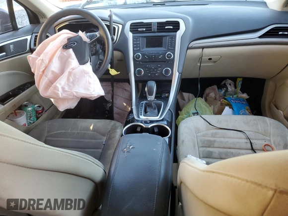 2015 Ford Fusion SE Hybrid с VIN 3FA6P0LU7FR228189, выставлен на аукционе Copart как лот 79744174 с пробегом Не указан миль и Списание • Salvage title. История ставок и продаж доступна на DreamBid. Изображение 8.