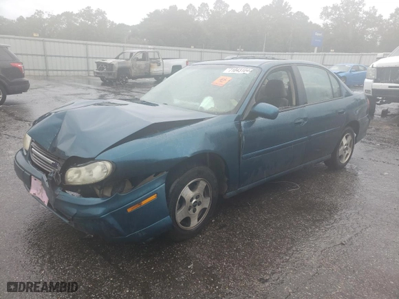 2003 Chevrolet Malibu LS with VIN 1G1NE52J73M544785, listed as a Copart auction lot 71043104 with 0 mi miles and Salvage Title. Bid and sale history available at carsss.com. Image 1.