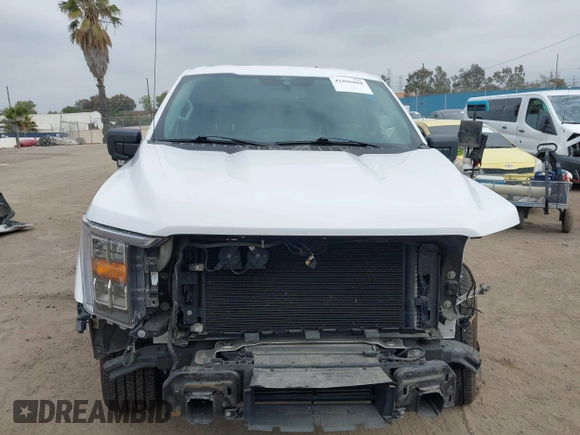 2021 Ford F-150 XL with VIN 1FTEW1C84MKD17415, listed as a IAAI auction lot 41896088 with 110,761 mi miles. Bid and sale history available at carsss.com. Image 13.