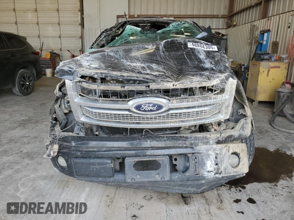 2012 Ford F-150 XL with VIN 1FTFW1CF5CFB53697, listed as a Copart auction lot 48884305 with 206,590 mi miles and Salvage Title. Bid and sale history available at carsss.com. Image 5.