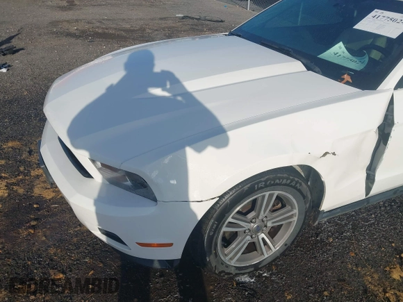 2012 Ford Mustang V6 with VIN 1ZVBP8EM0C5212707, listed as a IAAI auction lot 41775024 with 144,116 mi miles and . Bid and sale history available at carsss.com. Image 6.