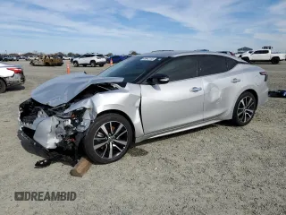2023 Nissan Maxima SV z VIN 1N4AA6CV4PC507798, wystawiony jako Copart lot #45942135 z przebiegiem 6 063 mil mil oraz Szkoda całkowita • Salvage title. Historia ofert i sprzedaży dostępna na DreamBid. Obrazek 1.