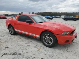2012 Ford Mustang V6 Premium with VIN 1ZVBP8AM0C5228850, listed as a Copart auction lot 46645355 with 206,999 mi miles and Salvage Title. Bid and sale history available at carsss.com. Image 4.