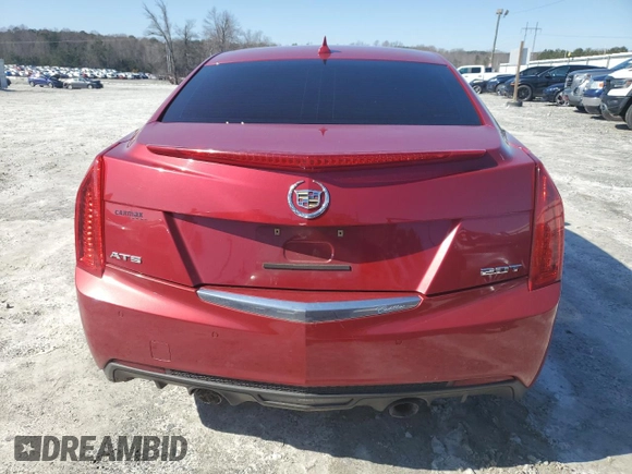 2013 Cadillac ATS Luxury with VIN 1G6AB5RX5D0152800, listed as a Copart auction lot 45321735 with 0 mi miles and Salvage Title. Bid and sale history available at carsss.com. Image 6.