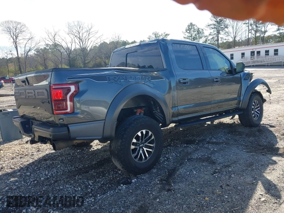 2019 Ford F-150 Raptor with VIN 1FTFW1RG0KFC16008, listed as a IAAI auction lot 41749067 with 74,452 mi miles. Bid and sale history available at carsss.com. Image 4.