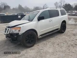 2014 Nissan Armada SV z VIN 5N1AA0NDXEN602052, wystawiony jako Copart lot #48712435 z przebiegiem Nie podano mil oraz Szkoda całkowita • Salvage title. Historia ofert i sprzedaży dostępna na DreamBid. Obrazek 1.
