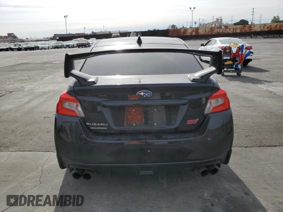 2020 Subaru WRX STI with VIN JF1VA2S6XL9819023, listed as a Copart auction lot 42232345 with 53,257 mi miles and Salvage title. Bid and sale history available at DreamBid. Image 6.