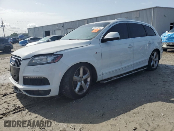 2012 Audi Q7 S line with VIN WA1DGAFE5CD006762, listed as a Copart auction lot 58447315 with 144,907 mi miles and Clean title. Bid and sale history available at DreamBid. Image 1.